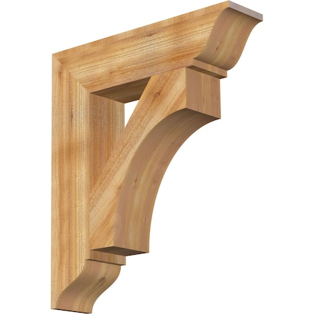 Ekena Millwork Westlake Traditional Rough Sawn Bracket, Western Red Cedar, 6"W x 26"D x 30"H BKT06X26X30WTL01RWR